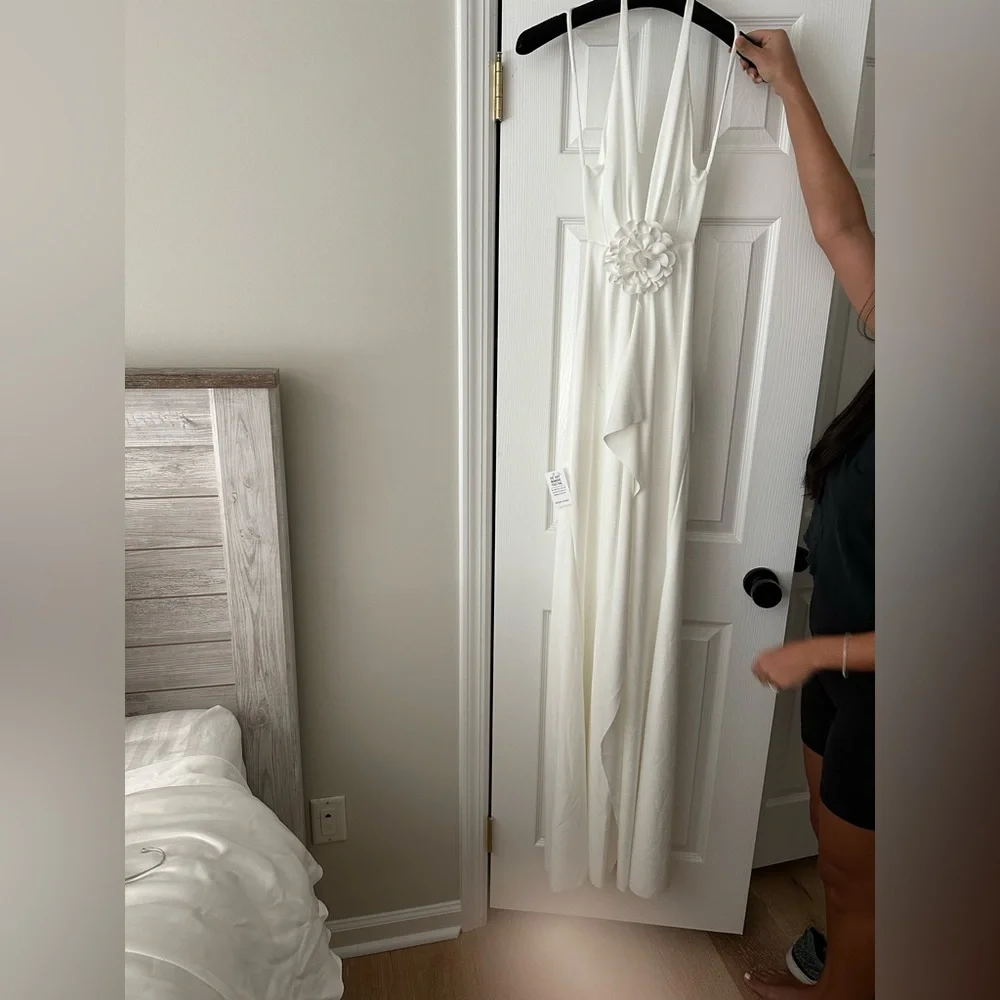 NWT RONNY KOBO RAVENNA DRESS IN WHITE SIZE S NEVER WORN - Picture 8 of 10